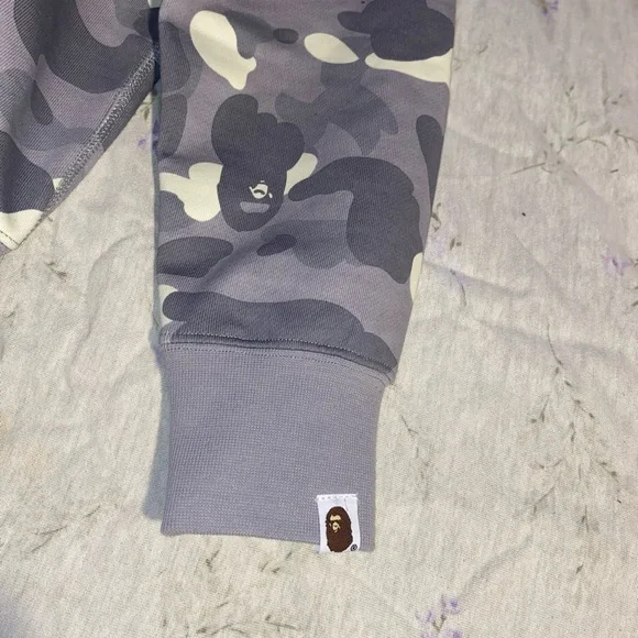 Bape Hoodie - Glow in the Dark - Reflective Shark Face - 100% cotton & Authentic